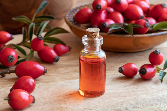 organic natural skincare using rosehip oil