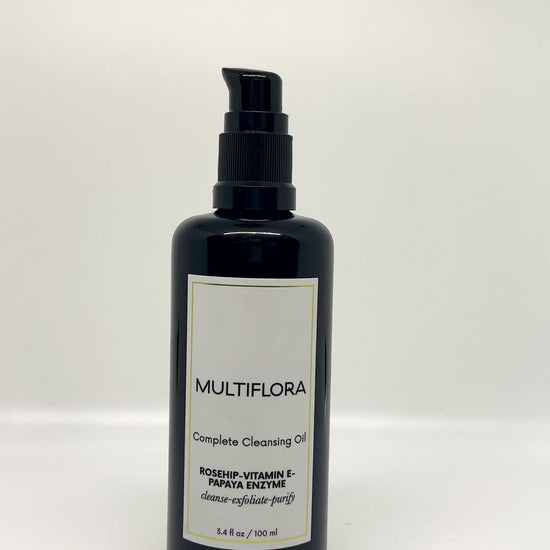 Cleansing oil with papaya and rosehip oil