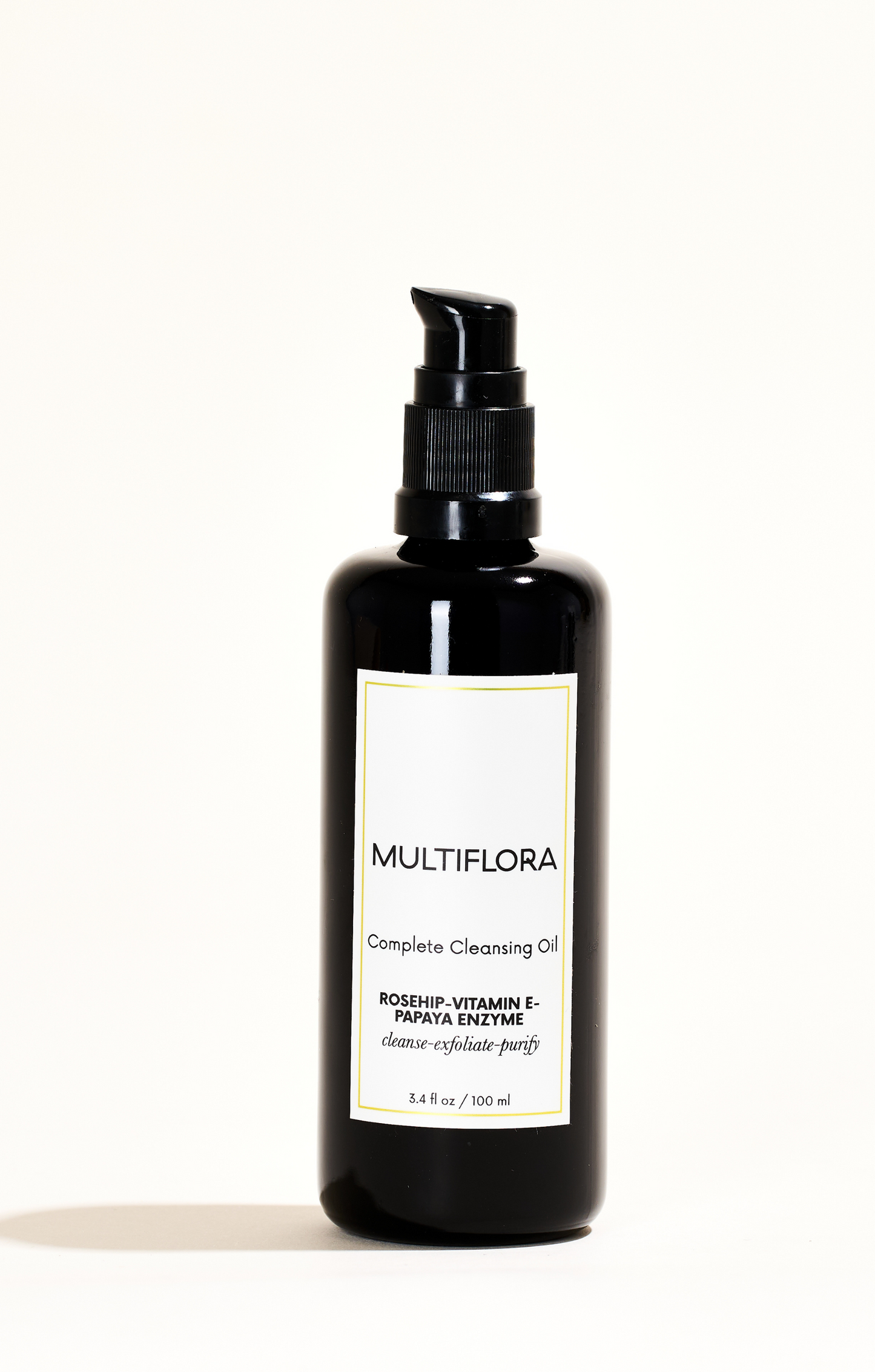 Cleansing oil that exfoliates with papaya